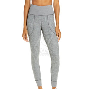 เลกกิ้งโยคะพิมพ์ลายโลโก้ตามสั่ง เอวยางยืด ขายตรงจากโรงงาน รับผลิตแบบ OEM สำหรับชุดออกกำลังกาย - Product Image 2