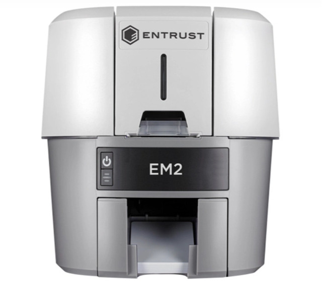 Entrust EM2 Formerly Entrust Datacard Dual Side Pvc Coloured Id Card Printer