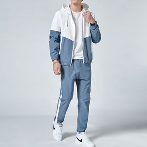 Conjunto de Chándal Deportivo de Invierno Personalizado, Transpirable, Impermeable, de Secado Rápido, 100% Algodón, Cortavientos, para Hombre - Product Image 2