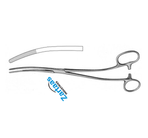 Pinces à pansements Douglas Bozemann en acier inoxydable de haute qualité, courbées, 26 cm, fabricant d'instruments chirurgicaux - Product Image 4