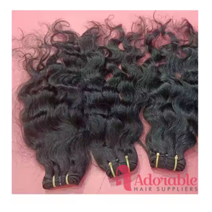 วิกผมตรงสำหรับผู้หญิงวิกต่อผมผมสีดำแบบลอนใหญ่เรียงตามหนังแบบอินเดีย - Product Image 5