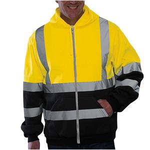 Veste bomber de travail pour hommes, résistante et robuste, uniforme de sécurité industrielle, vêtements de protection pour la construction en extérieur, imperméable à capuche pour le printemps - Product Image 2