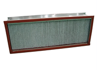 Filter Hepa Tahan Suhu Tinggi H13 Grosir dengan Rangka Baja Tahan Karat untuk Sistem HVAC