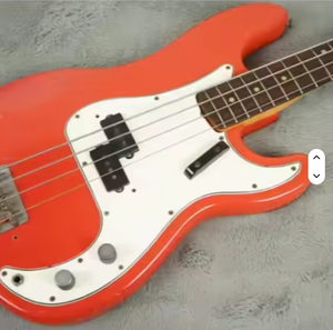 Tout nouveau Fenderr Precisiond Bass Originals Fiestas Redd 1966 OHSC - Product Image 5