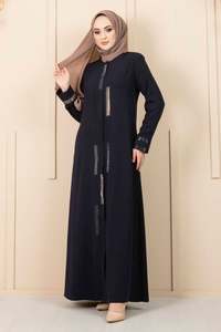 Robe Abaya d'été pour femmes, nouvelle saison, Kaftan, tunique, dubaï, mode musulmane, turque, robes islamiques - Product Image 5