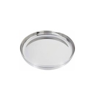 Fabricant indien de plaques d'acier Égouttoir à vaisselle de service alimentaire Assiette de cuisine et de table Faite à la main Assiette de qualité alimentaire de haute qualité