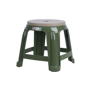 Hokori 2061 Medium <b>Round</b> PP Plastic Stool-Non-Slip Durable Indoor Outdoor <b>Chair</b> - Product Image 2