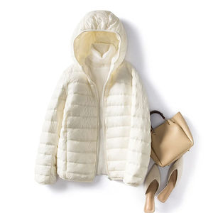 Doudoune matelassée décontractée pour femmes avec capuche hiver à la mode Street Style toile toile tissu - Product Image 4