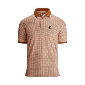 Nueva Ropa Deportiva Casual de Alta Calidad para Hombre, Camisetas de Punto de Poliéster/Algodón, Logotipo Bordado Personalizado, Transpirable - Product Image 5