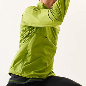 Veste d'extérieur légère Softshell veste coupe-vent hommes athlétique Fitness couleurs contrastées chasse veste imperméable - Product Image 2