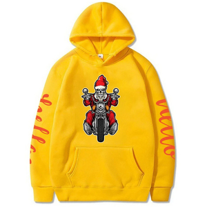 Sweat à capuche en molleton 100% coton pour homme, imprimé intégral, motif Joyeux Noël, dernier design, vêtement chaud d'hiver, provenance Pakistan, vente chaude - Product Image 5