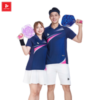 Polo unisexe de haute qualité, tendance et respirant, pour hommes, femmes et adultes, idéal pour le pickleball, le tennis et le badminton, séchage rapide et léger.