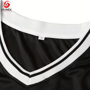Camiseta sin Mangas Premium con Cuello en V para Hombre, Diseño de Logotipo Personalizado, Ligera, Transpirable, Ecológica, de Secado Rápido, Poliéster/Algodón, Servicios OEM - Product Image 5