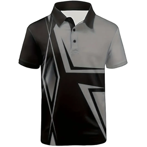 Camisetas Polo Sublimadas Personalizadas de Fábrica para Hombre, Camiseta de Golf de Alta Calidad con Impresión Digital Completa - Product Image 6