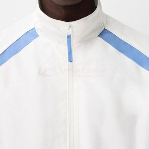 Chaqueta Casual para Hombre de la Mejor Calidad, Hecha a Medida, Transpirable, Ecológica, de Poliéster Tejido, con Cuello Camisero, Cierre de Cremallera Frontal y Logotipo - Product Image 3