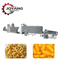 Ligne de production d'extrusion de snacks soufflés et croustillants à base de millet, de céréales, de riz et de maïs, grande capacité, à vendre