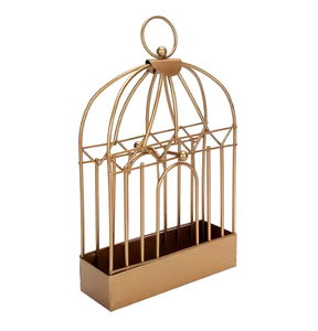 Jaula de pájaros colgante recubierta de polvo negro de alta calidad Diseño atractivo con alambre metálico de alta tendencia para mascotas - Product Image 6