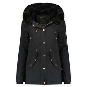 Veste parka d'hiver pour femmes en gros, à capuche, réversible, respirante, imperméable, fermeture éclair, rembourrage en coton, personnalisable, haute qualité - Product Image 1