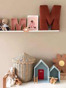 <b>Large</b> Round Seagrass <b>Basket</b> <b>with</b> <b>Lid</b> Handmade Organizer for Kids Room & Living Room - Product Image 6