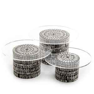 ใหม่สไตล์แม่ของเพิร์ลเรซิ่นฐานชั้นเดียวยืนขนม/ยืนเค้กอะคริลิ/จานเค้กสำหรับวันเกิดงานแต่งงาน - Product Image 5