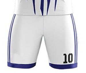 Ropa deportiva profesional personalizada para jóvenes: conjuntos de uniformes de fútbol sublimados con su propio diseño y logotipo que incluyen camisetas y pantalones cortos - Product Image 6