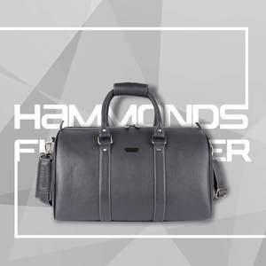 Hammonds Flycatcher Brown 18 "Bolsa de lona de cuero 10L Equipaje de vuelo de cabina de viaje para hombres y mujeres con cierre de cremallera - Product Image 4