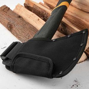 OEM Wholesale High Durability Leather Hatchet Sheath | Portable Axe <b>Head</b> <b>Cover</b> Belt Loop Hook Loop Closure 1 Year Warranty - Product Image 2