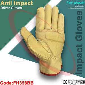Guantes de conductor personalizados de protección contra impactos de alta calidad para uso diario 2024 Guantes de soldadura Tig al por mayor Guantes de cuero de Pakistán - Product Image 4