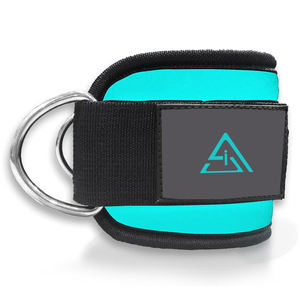 Correas de Tobillo Acolchadas de Neopreno para Entrenamiento de Piernas, Correas de Tobillo para Cable con Anillo en D Doble Reforzado - Product Image 1