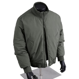 Chaqueta acolchada de algodón 100% de alta calidad con cremallera a prueba de viento, chaqueta personalizada de fabricante, chaqueta de invierno para hombre al por mayor - Product Image 2
