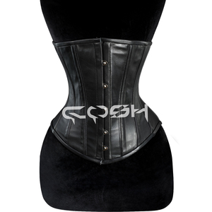 Fabricante y Proveedor de Corsés Góticos de Cuero Negro para Debajo del Busto - Product Image 5