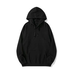 Sudadera CON CAPUCHA DE Color sólido pesado para hombre, 450g, 100% algodón, temporada de invierno, talla grande, ajuste holgado, diseño amigable para parejas - Product Image 4