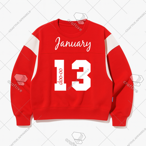 Sudadera Delta Sigma Theta DST 13 de Enero J13, Sudadera Casual Bordada de Alta Calidad, Cuello Redondo Universitario - Product Image 1