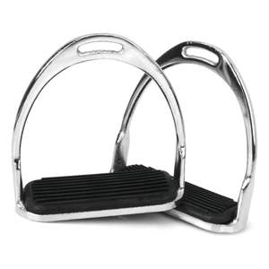 Estribos para montar a caballo de acero inoxidable diseñados por Pavo Real Cómodo montar Logotipo personalizado Entusiastas ecuestres - Product Image 2