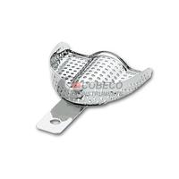 Bandejas Perforadas de Acero Inoxidable con Contorno Anatómico, Autoclavables, para Modelos de Estudio Detallados, Impresiones de Alginato, Pediatría