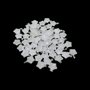 Collier Feng Shui fait main en acier inoxydable avec pendentif pentagramme en obsidienne acajou naturelle, porte-bonheur - Product Image 2