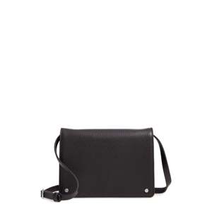 Borsa a Tracolla Vintage Treasure Bond Lady in Vera Pelle Nera con Motivo Alligatore, Stili Personalizzati, Decorazione con Bottoni, Poliestere - Product Image 1