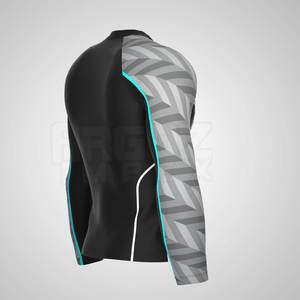 ชุดป้องกันผื่นแขนยาวทรงหลวมสำหรับผู้ชายเสื้อผ้าทำจากปากีสถานสำหรับเยาวชนโลโก้ตามสั่ง - Product Image 4