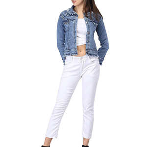 Chaqueta Vaquera 2026, Chaqueta Vaquera al por Mayor, Precio de Mayoreo, Chaquetas Vaqueras para Mujer con Logotipo de Marca Personalizado, Precio Razonable - Product Image 4