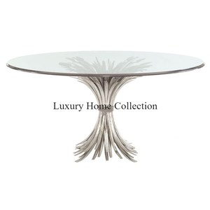 Rose <b>Gold</b> Unique Design Latest Arrival Handmade <b>Console</b> <b>Table</b> With glass Rectangle Shape Top Stainless Steel Made Frame Supplies - Product Image 3