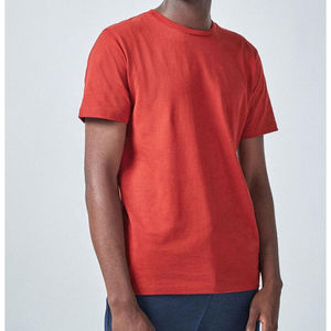 Camiseta de manga corta Boxy Fit de algodón 100% personalizada al por mayor de alta calidad para hombre Material estampado de Jersey sólido - Product Image 4