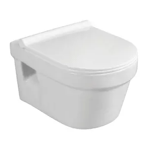 Retro Rimless Wall Hung Water Closet Standard Size Best Quality Good Price Ceramic Toilet Commode EWC Porcelain Sanitary Wares