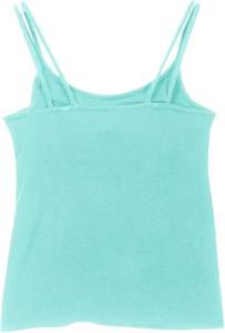 Débardeur court d'été à col rond, sans manches, uni, en maille, dentelle, dos nu, design sexy, 100% coton - Product Image 3