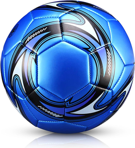 Balón de fútbol de aire alto ligero oficial para adultos y niños, equipo cosido a máquina de fútbol duradero para interiores/exteriores - Product Image 1