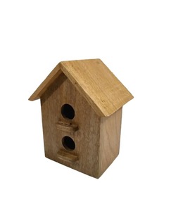 Casa de pájaros de madera de alta calidad para jardín exterior, comedero de pájaros de madera con acabado elegante para pájaros para balcón, patio trasero decorativo - Product Image 3