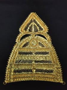 มงกุฎประดับด้วยโลหะแท้22KT ทำจากโลหะทองคำดีไซน์ทันสมัยมงกุฎทองคำสไตล์หรูหรา - Product Image 4