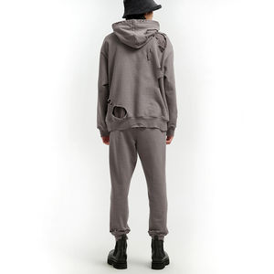 2025 <b>Top</b> Stylish Look Best Selling <b>Men</b> Distressed Hoodie <b>Long</b> <b>Sleeve</b> <b>Thermal</b> High Quality <b>Men</b> Distressed Hoodie OEM service - Product Image 5