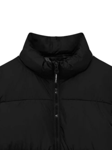 เสื้อแจ็คเก็ตพัฟเฟอร์ผู้ชายคุณภาพสูง ขายส่ง กันน้ำ กันลม แบบสองด้าน ซิปแบบตั้งได้ ผ้าแคนวาส สวมใส่สบาย มีฮู้ด ขนเป็ด 80% - Product Image 3