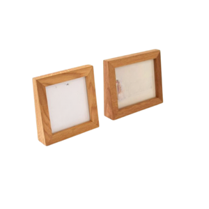 Marco clásico de madera natural terroso Acento perfecto para cualquier decoración del hogar con pantalla de fotos atemporal - Product Image 6