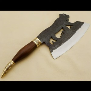 Couteau de chef ambidextre Arwin Enterprises AF-128 de 7 pouces en acier Damas de style japonais hautement professionnel, entièrement rose, vente en gros - Product Image 5